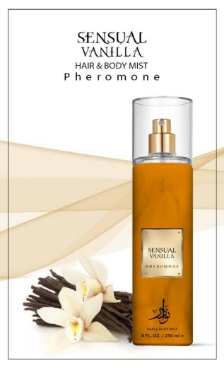 صورة نوادر الشعر والجسم برائحة الفيرمون الحسية والفانيليا 250 مل