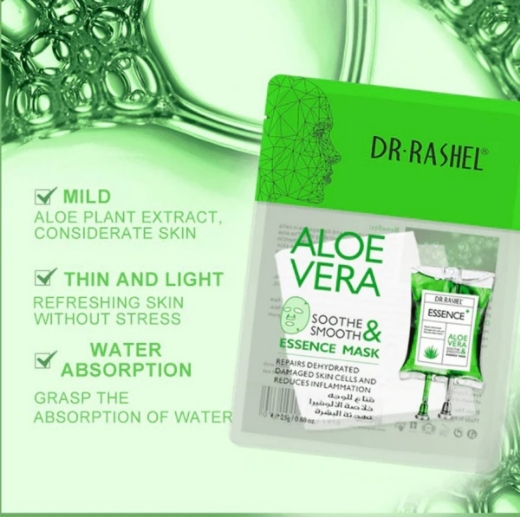 صورة دكتور راشيل قناع الوجه بخلاصة الالوفيرا لتهدئة البشرة