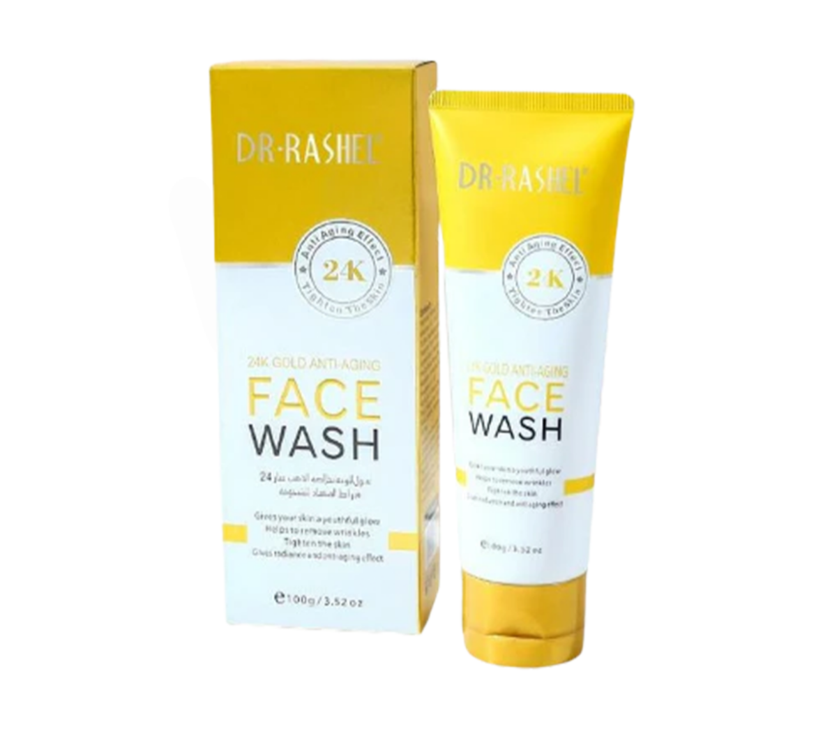 صورة دكتور راشيل غسول الوجه بخلاصة الذهب 24 قيراط المضاد للشيخوخة