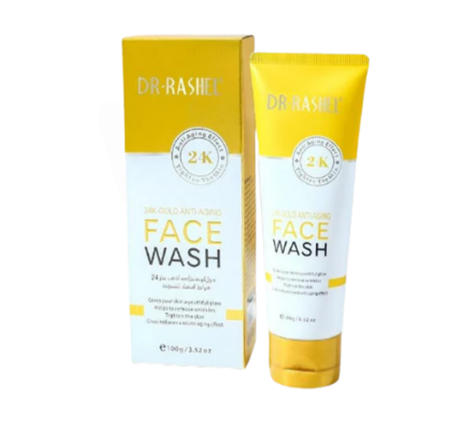 صورة دكتور راشيل غسول الوجه بخلاصة الذهب 24 قيراط المضاد للشيخوخة