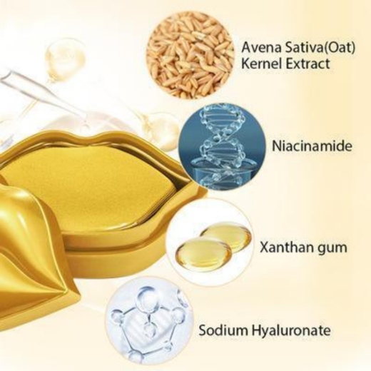 صورة غابريني قناع الشفاه الذهبي