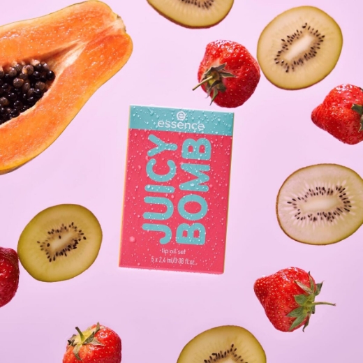 صورة ايسنس مرطب شفاه بطعم الفواكه طقم ليب اويل