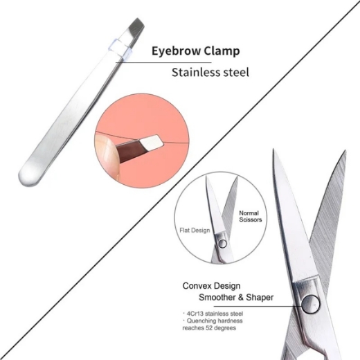 صورة مجموعة تشذيب الحواجب