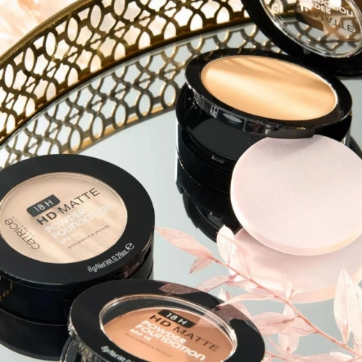 صورة كاتريس كريم أساس بودره غير لامع 010