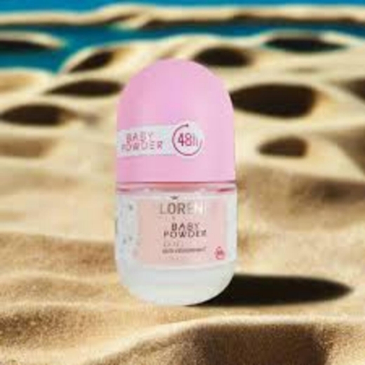 صورة فلورنس بيبي باودر  ديودرنت رول اون 50مل نسائي