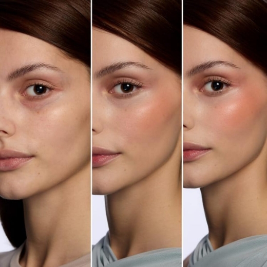 صورة كاتريس مجموعة أحمر الخدود الكريمي والبودرة  040