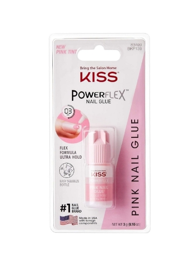 صورة كيس غراء اظافر وردي