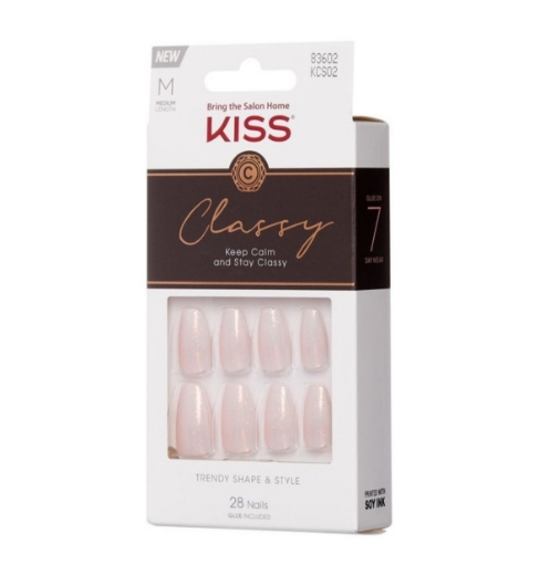 صورة كيس أظافر طبيعيه شيبي ستايل