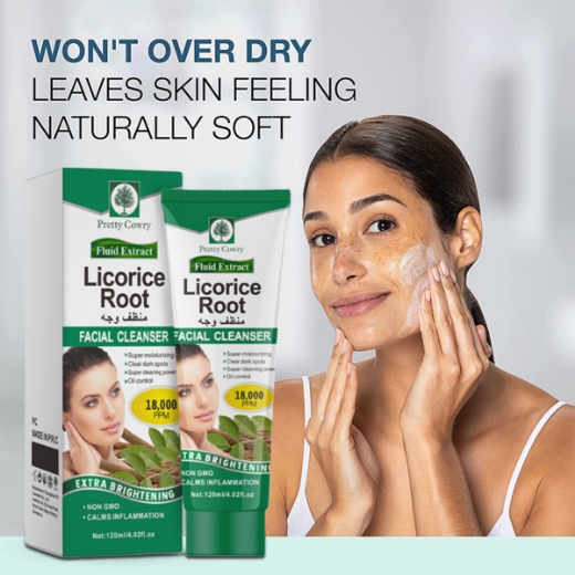 صورة منظف الوجه بجذر عرق السوس من بريتي كاوري، 120 مل