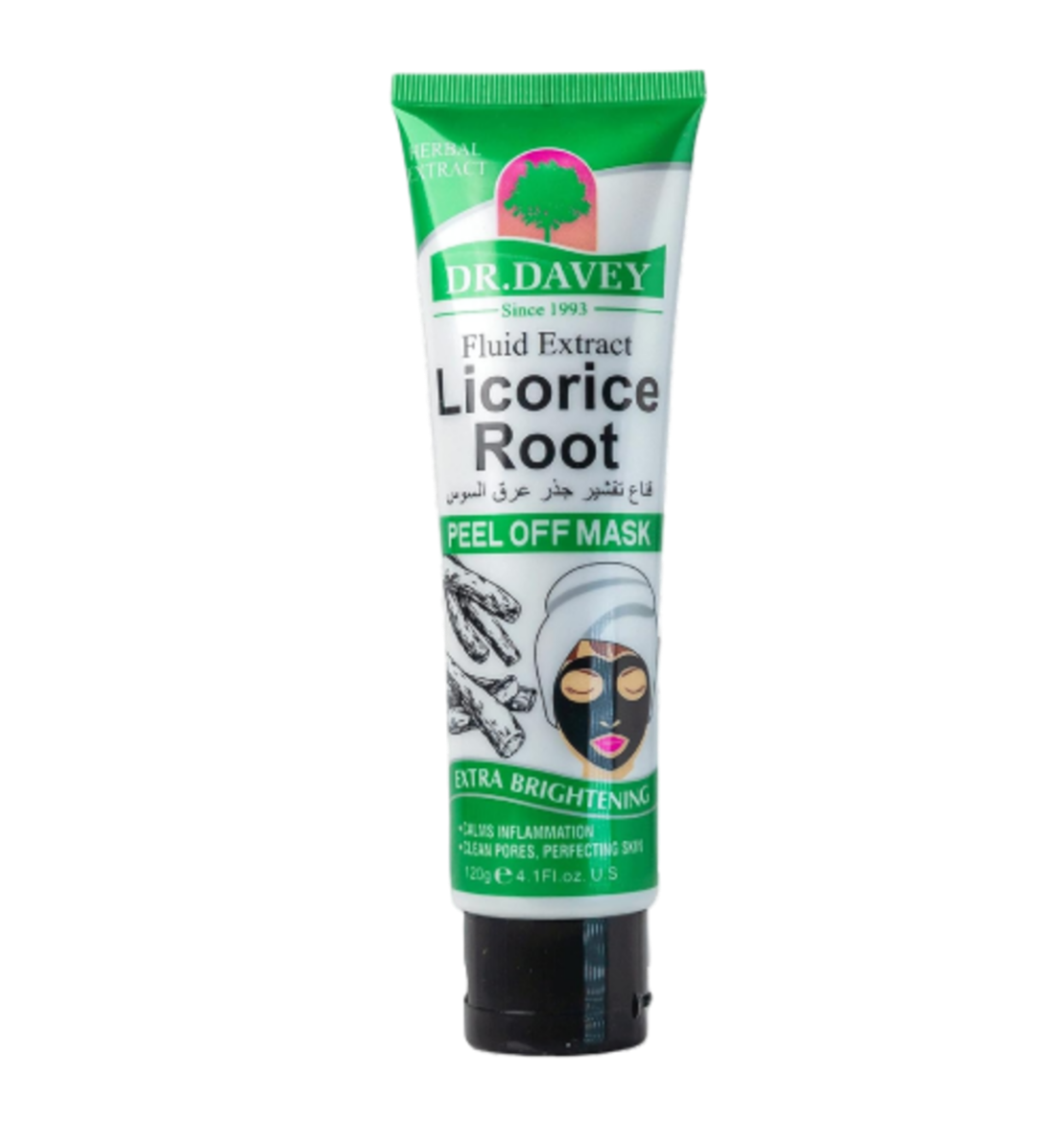 صورة قناع تقشير جذر عرق السوس من بريتي كاوري 120 مل