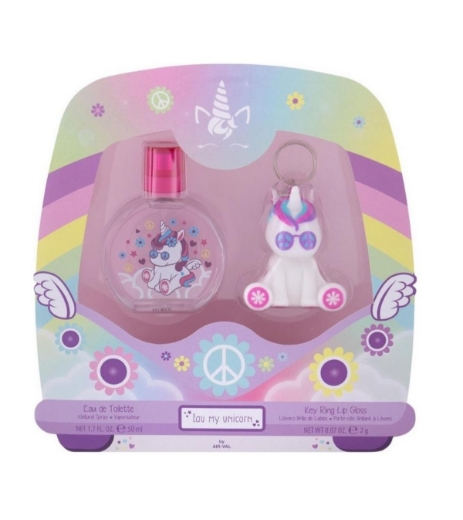 صورة دزني يونيكورن مع ميدالية طقم بناتي