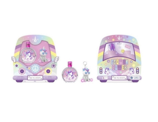 صورة دزني يونيكورن مع ميدالية طقم بناتي