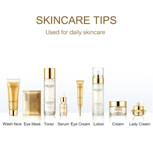 صورة اوكادي جولدن ليدي سكن كير طقم 10قطع