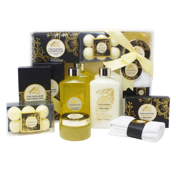 الصورة: باريس جلام طقم حمام ليكشري فانيلا