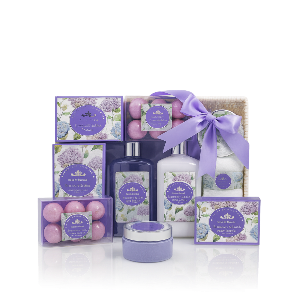 الصورة: باريس جلام طقم حمام بيربيل لافندر طقم يوني سيكس