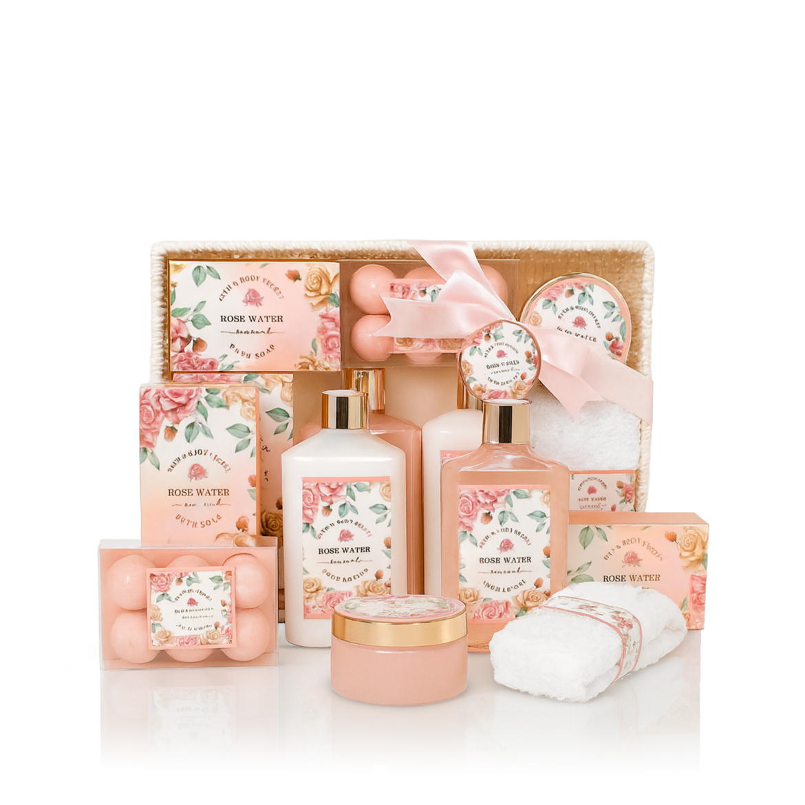 صورة باريس جلام طقم حمام روز ووتر طقم يوني سيكس