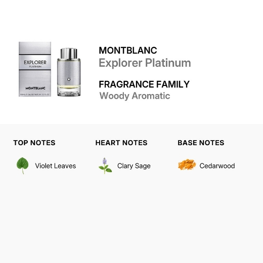 صورة مونت بلانك اكسبلورر بلاتينيوم بارفيوم 100مل رجالي
