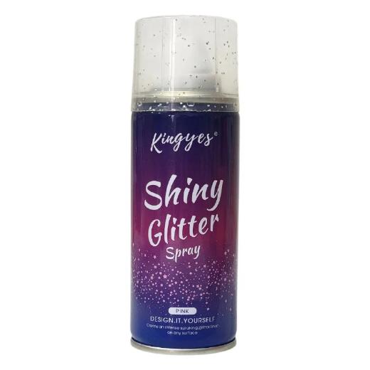 صورة بخاخ لامع وردي من غليتر إن سبراي، 120 مل