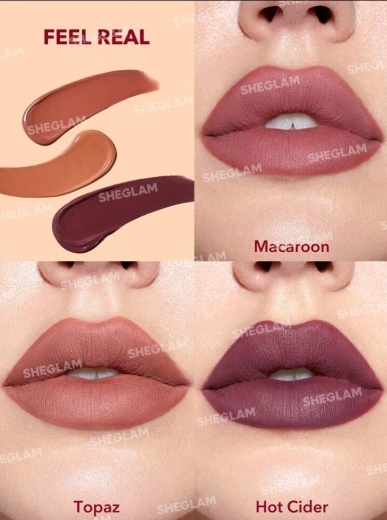 صورة شيجلام مجموعة أحمر الشفاه السائل المصغر "مات ألور أشعر بالواقع