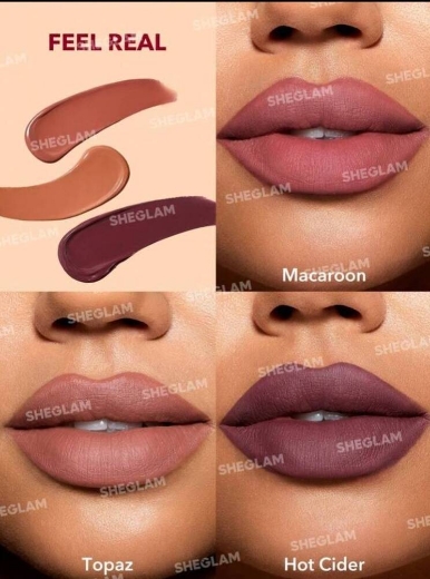 صورة شيجلام مجموعة أحمر الشفاه السائل المصغر "مات ألور أشعر بالواقع